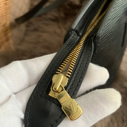 Louis Vuitton Black Epi Leather Saint Jacques PM Tote