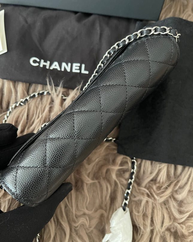 Preloved Authentic Chanel Glasses Case with Chain