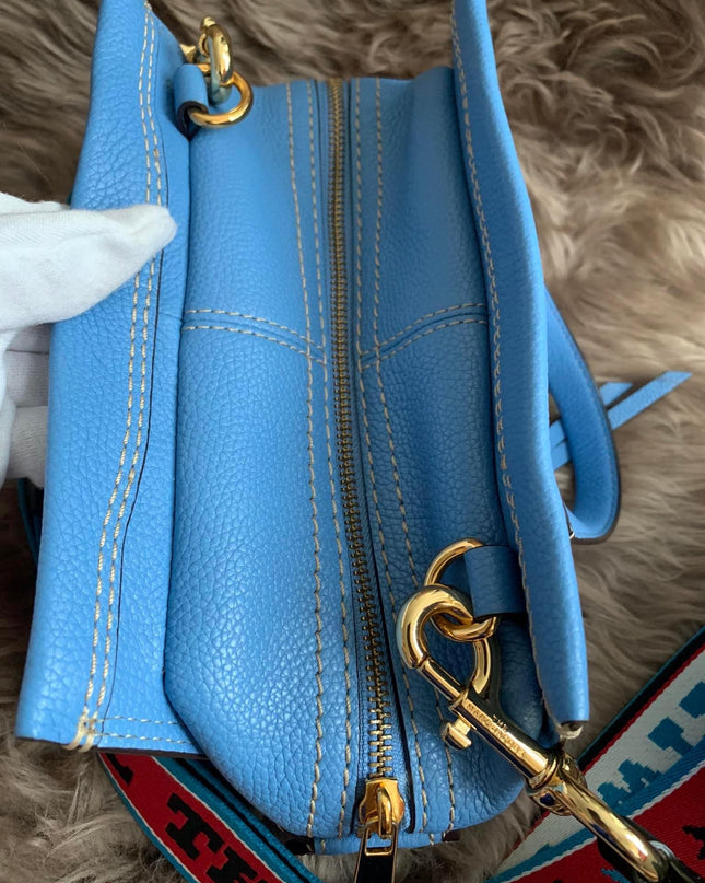 Marc Jacobs Mini Cruiser Satchel Bag in Coastal Blue