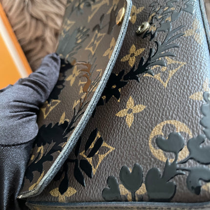 Preloved Authentic LV Félicie Pochette – Limited Edition Floral Jacquard Canvas