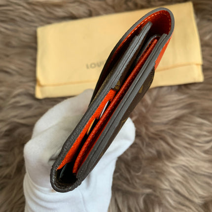 Louis Vuitton Monogram Orange Marie-Lou Wallet