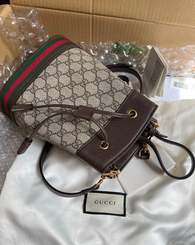 Preloved Gucci Ophidia small bucket bag