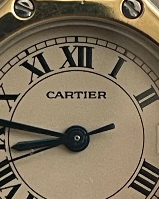 Preloved Authentic Cartier Santos Octagon — Two-Tone Steel & 18k Gold