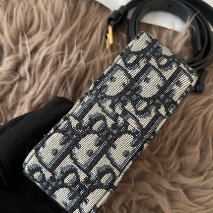 Preloved Authentic Dior Oblique belt pouch
