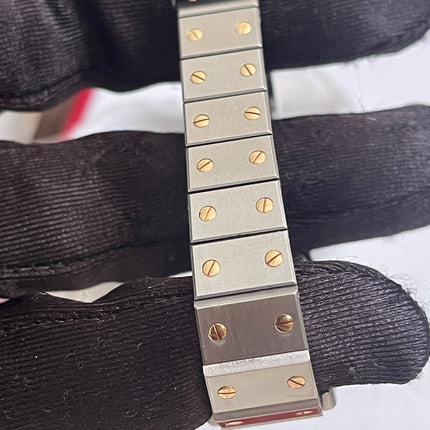 Preloved Authentic Cartier Santos Octagon — Two-Tone Steel & 18k Gold