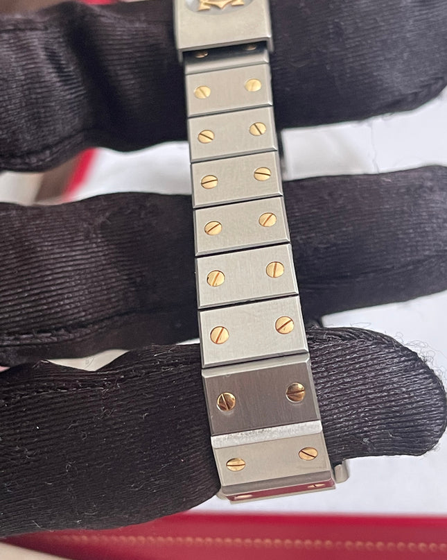 Preloved Authentic Cartier Santos Octagon — Two-Tone Steel & 18k Gold
