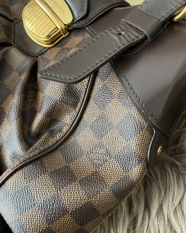 Preloved Authentic Louis Vuitton Sistina PM Damier Ebene