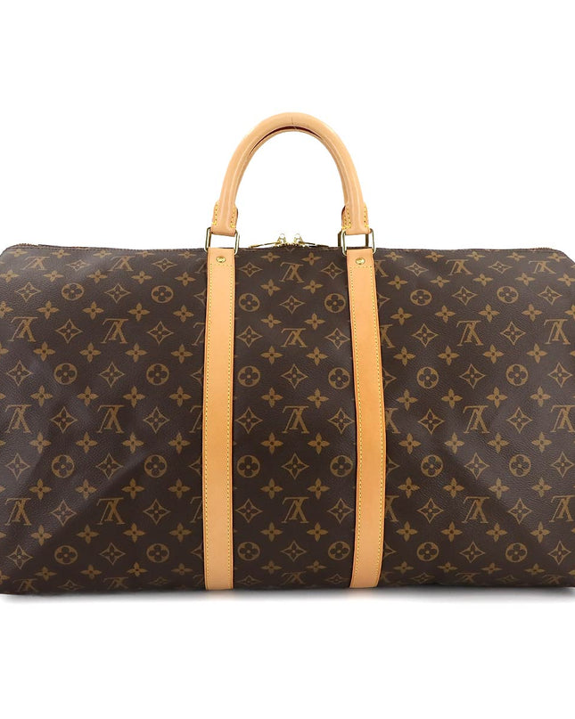 Preloved Authentic RANK SA Like New: Louis Vuitton Monogram Keepall Bandouliere 55