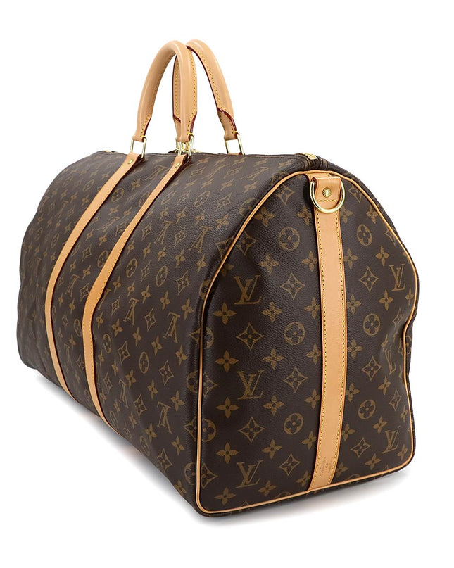 Preloved Authentic RANK SA Like New: Louis Vuitton Monogram Keepall Bandouliere 55