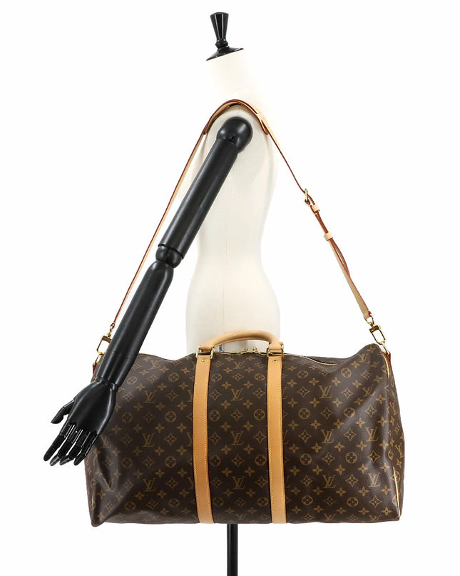 Preloved Authentic RANK SA Like New: Louis Vuitton Monogram Keepall Bandouliere 55
