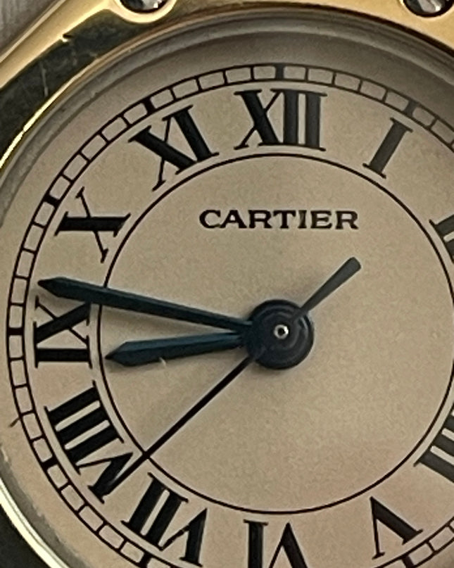 Preloved Authentic Cartier Santos Octagon — Two-Tone Steel & 18k Gold