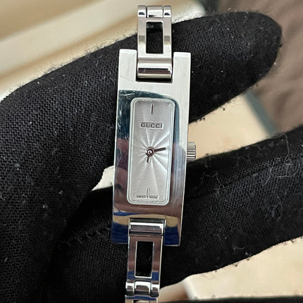 Preloved Authentic RANK AB Gucci Silver Stainless Steel 3900L watch 12 mm