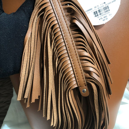 Preloved SEE BY CHLOÉ Cecilia Fringed Leather Bucket Bag