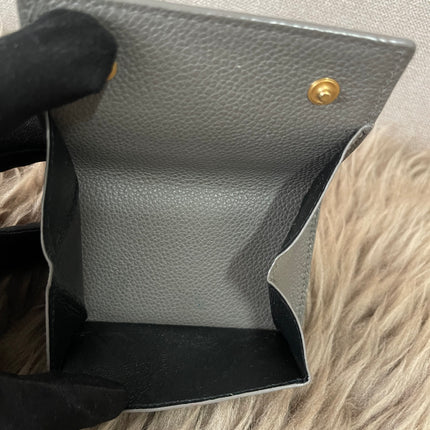 Preloved Authentic Yves Saint Laurent Trifold Compact Wallet