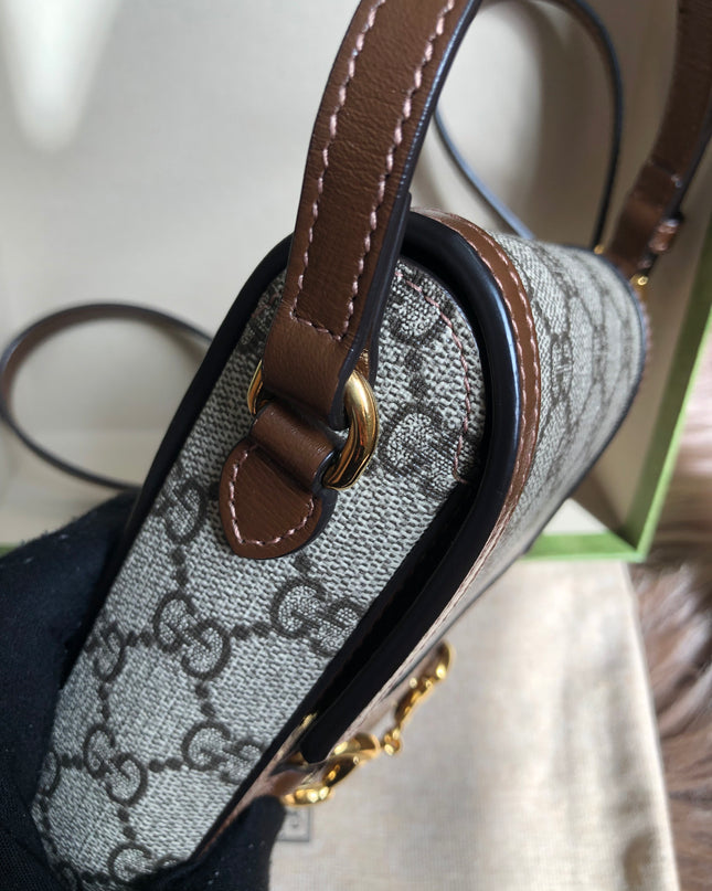 Preloved Gucci Horsebit 1955 mini bag