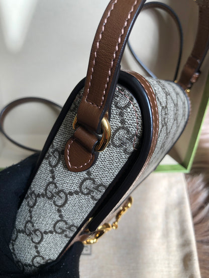 Preloved Gucci Horsebit 1955 mini bag