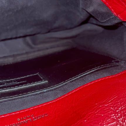 Preloved Authentic Saint Laurent Niki Baby Shoulder Bag — Red