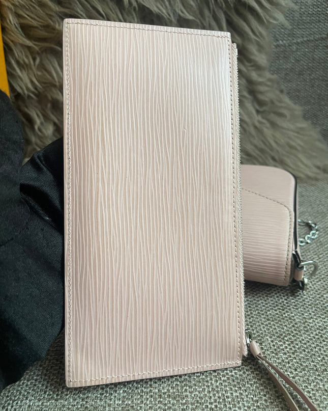 Preloved Authentic Louis Vuitton Felicie Pochette Epi Leather Rose Ballerine