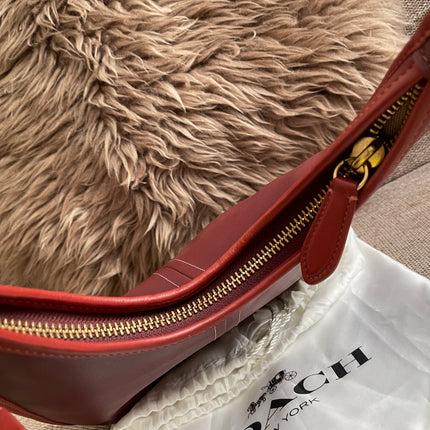 Preloved Authentic Coach Ergo Shoulder Bag in Deep Red