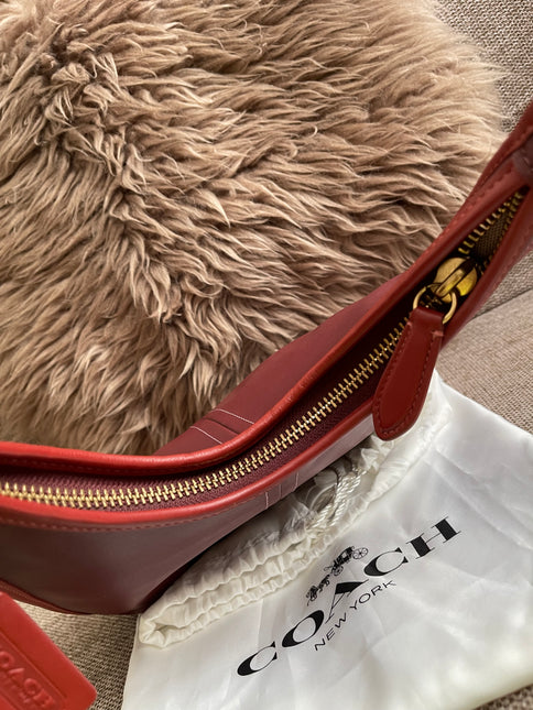 Preloved Authentic Coach Ergo Shoulder Bag in Deep Red