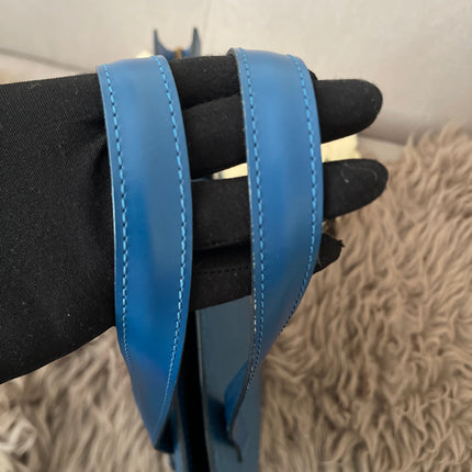 Preloved Authentic Louis Vuitton Saint Jacques bag in blue Epi leather