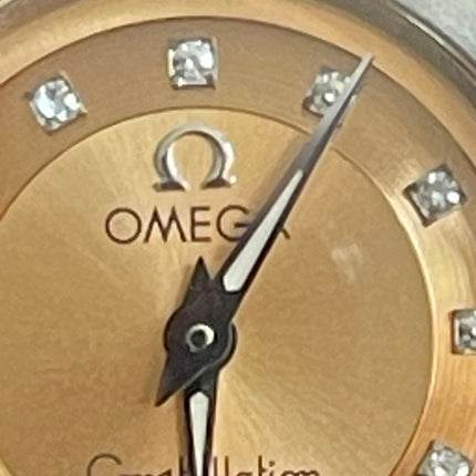 Preloved Authentic Omega Constellation Mini Cindy Crawford Orange Dial Ladies Watch