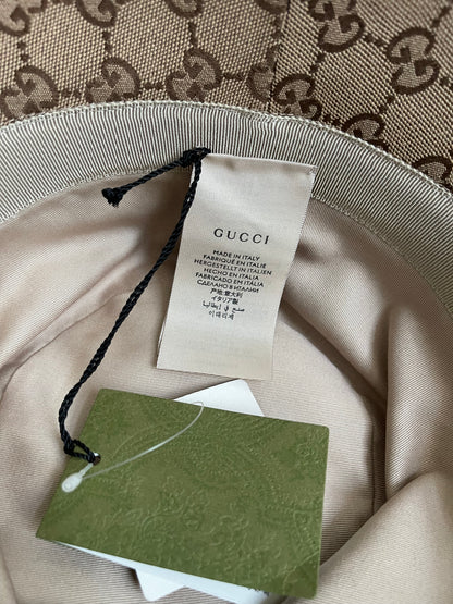 UNUSED GUCCI GG CANVAS BUCKET HAT