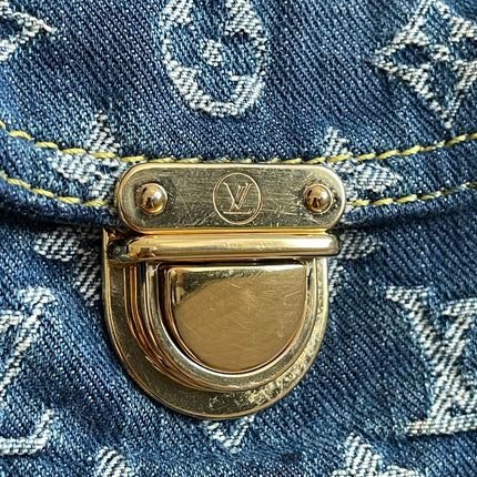 Preloved Authentic Louis Vuitton Neo Speedy Monogram Denim Handbag