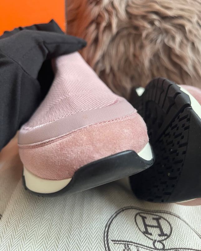Preloved Authentic Hermes Brides de Gala Sneaker Rose Pink EU 37.5