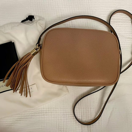 Preloved Authentic Gucci Disco SoHo beige bag