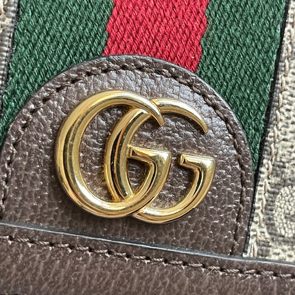 Preloved Authentic Gucci Ophidia GG Card Case Wallet