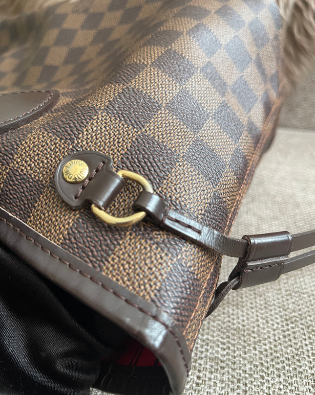 Preloved Authentic Louis Vuitton Neverfull PM — Damier Ebène Canvas