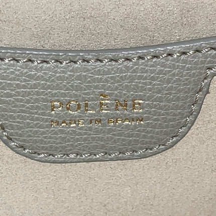 Preloved Authentic Polène Numéro Un Nano – Sage Green Textured Leather