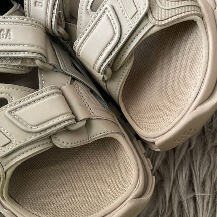 Preloved Authentic Balenciaga Track sandals in beige