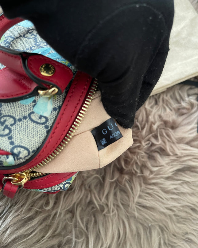 Preloved Authentic Gucci GG Blooms Mini Boston Bag