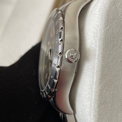 Preloved Authentic Versace Hellenyium Automatic watch with a grey dial