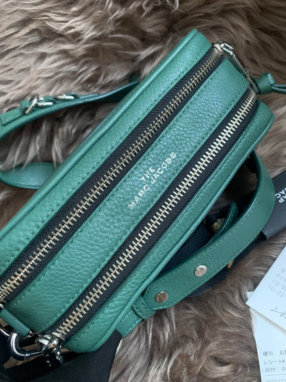 Marc Jacobs The Softshot 21 in cucumber green leather silver-tone hardware