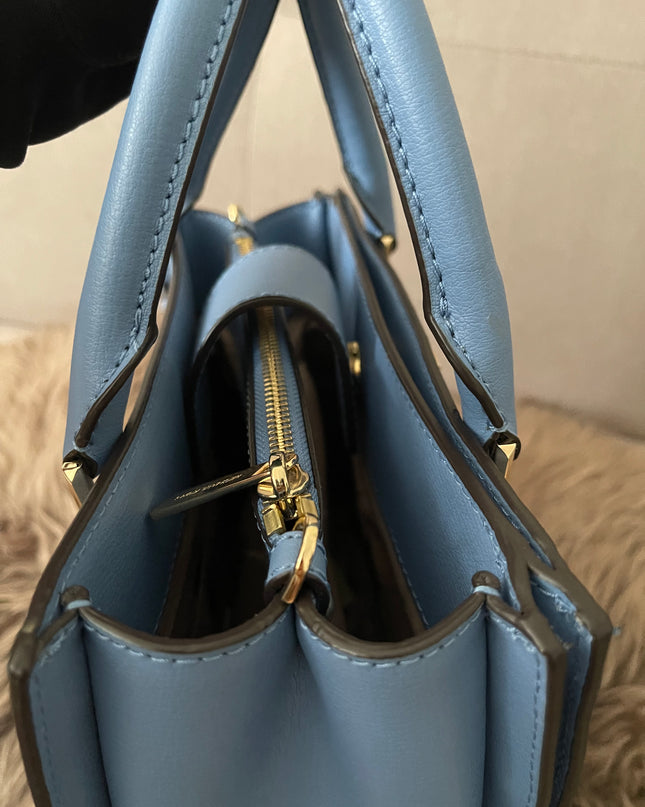 Preloved Authentic Michael Kors Kinsley Accordion Satchel