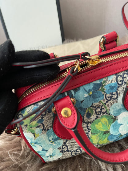 Preloved Authentic Gucci GG Blooms Mini Boston Bag