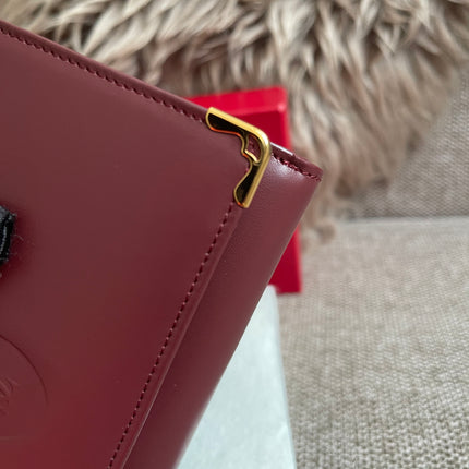 Preloved Authentic Cartier Must de Cartier Long Wallet in Bordeaux