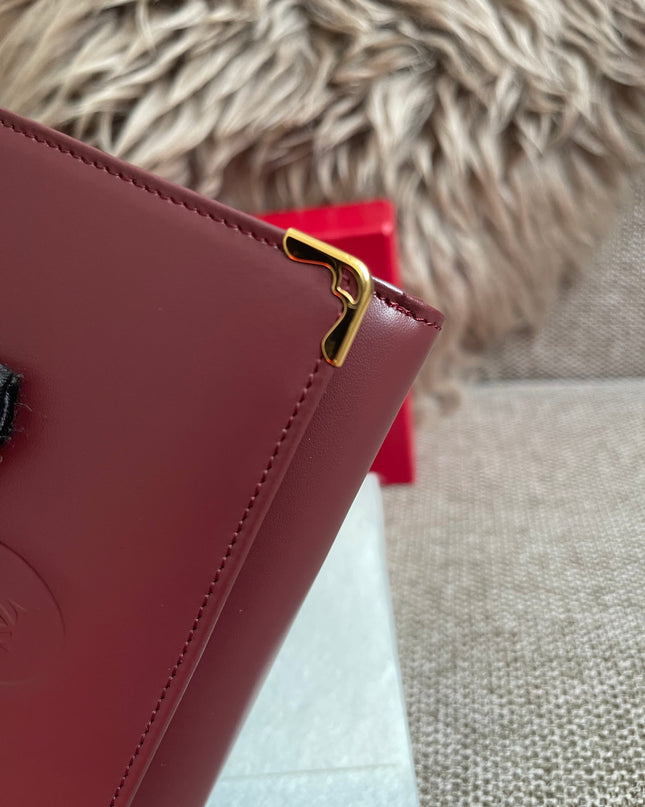 Preloved Authentic Cartier Must de Cartier Long Wallet in Bordeaux