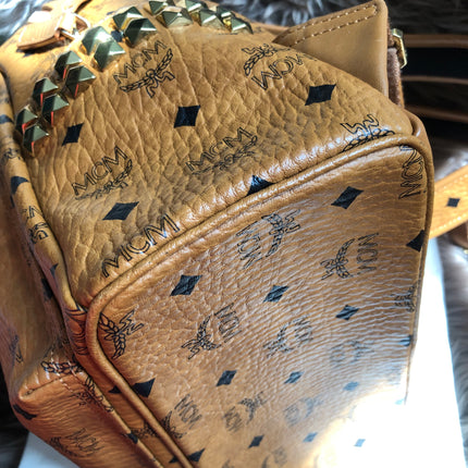 Preloved  MCM Stark Side Studs Backpack