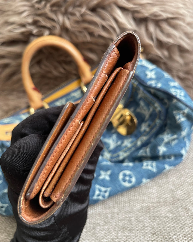 Preloved Authentic Louis Vuitton Neo Speedy Monogram Denim Handbag
