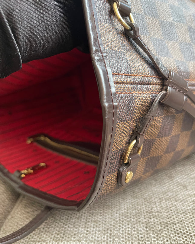 Preloved Authentic Louis Vuitton Neverfull PM — Damier Ebène Canvas