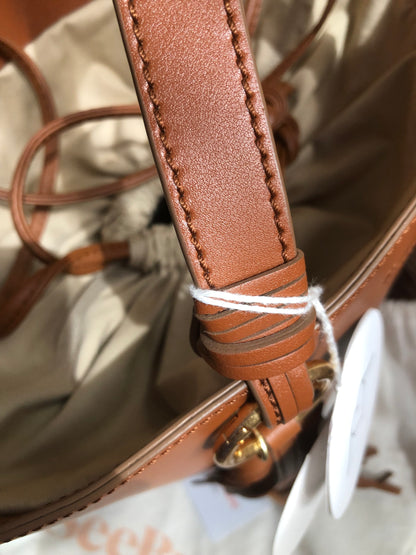 Preloved SEE BY CHLOÉ Cecilia Fringed Leather Bucket Bag