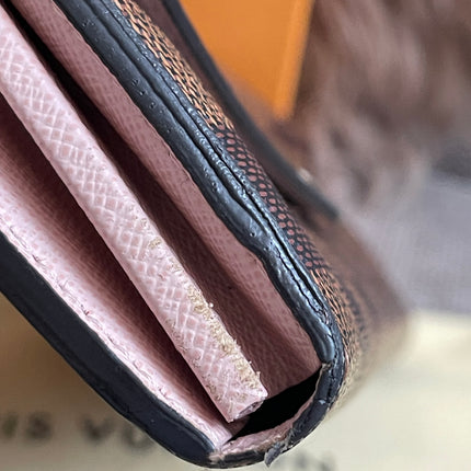 Preloved Authentic Louis Vuitton Sarah Wallet in Damier Ebene
