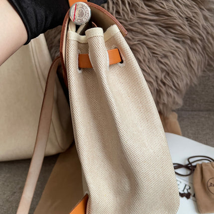 Preloved Authentic Hermes Herbag Zip