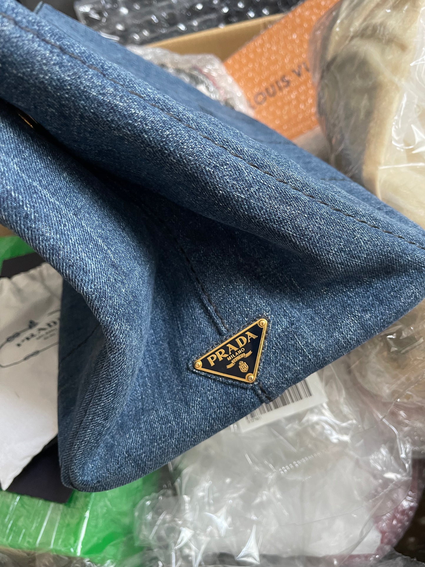 Price Drop! Preloved Prada 2000-2020 Canapa Denim
