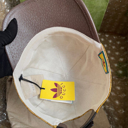 UNUSED Gucci x Adidas GG Monogram Baseball Hat