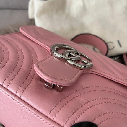 Preloved Authentic GUCCI GG Marmont mini top handle bag